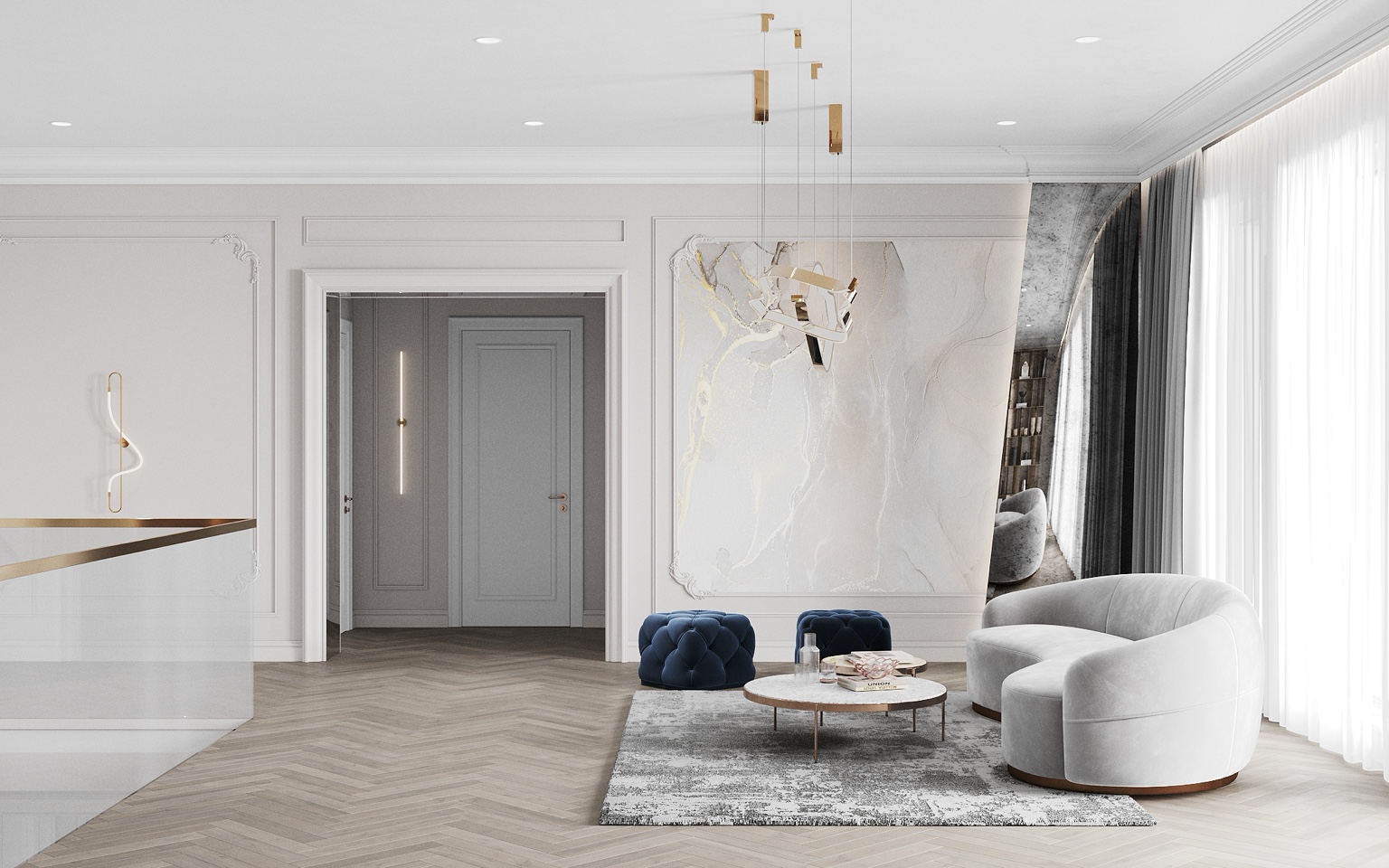 Second-floor hall · View 6