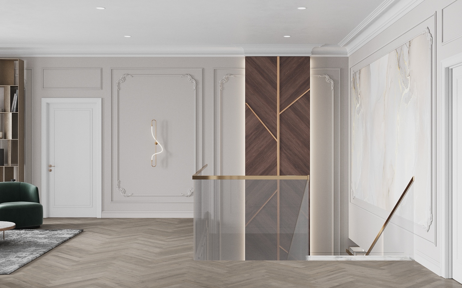 Second-floor hall · View 7
